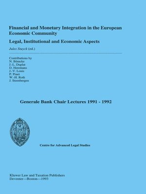 cover image of Financial and Monetary Integration in the European Economic Community